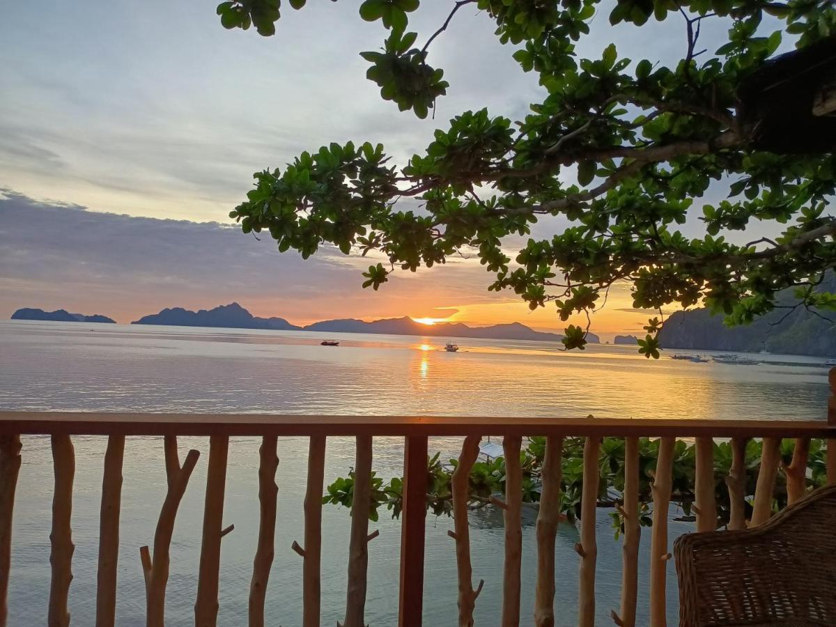 Hut Sunset Island View El Nido Exterior photo